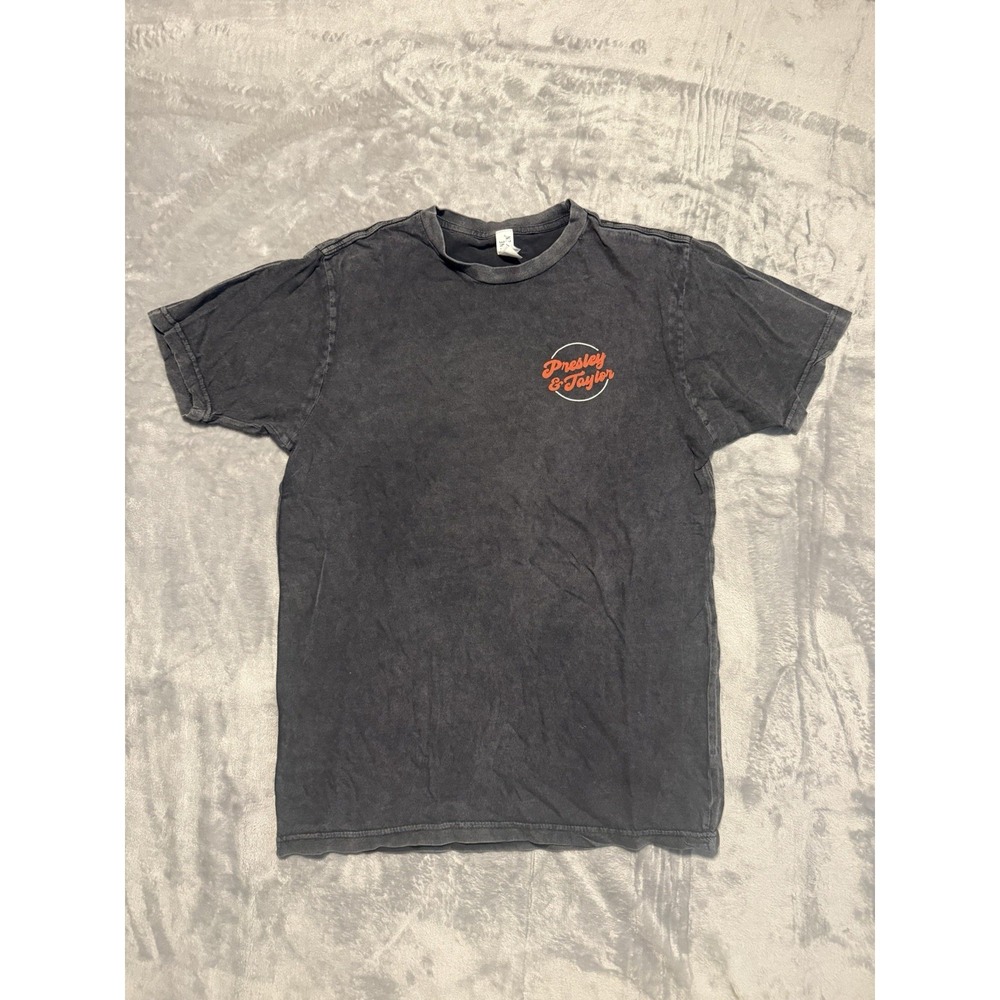 Presley & Taylor T Shirt Mens Size M Black Limited Edition Fishing Graphic